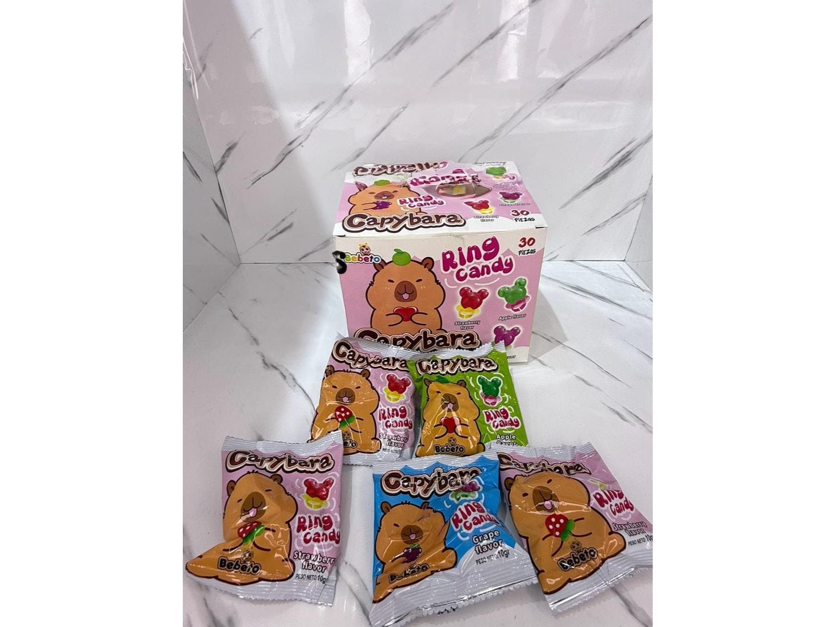 CAPIBARA ANILLO CHUPETIN 24*30