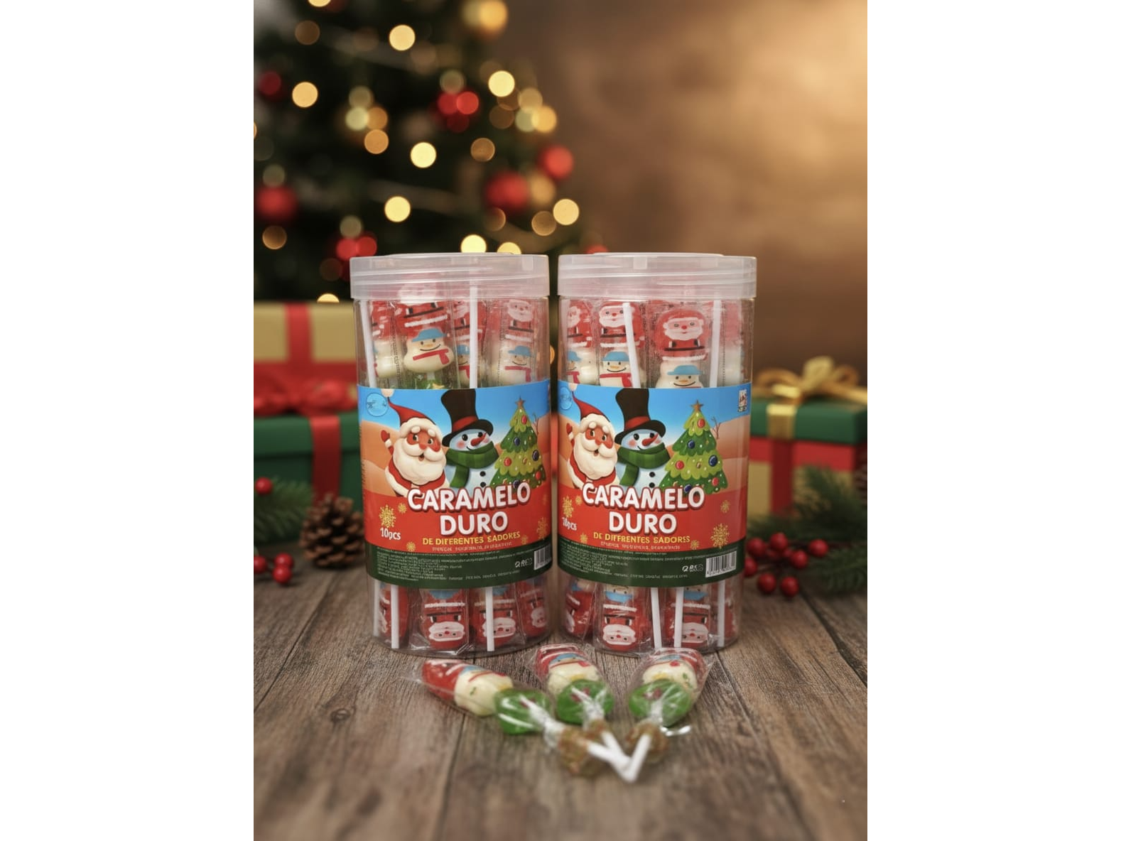 NAVIDAD CARAMELO DURO 24*30