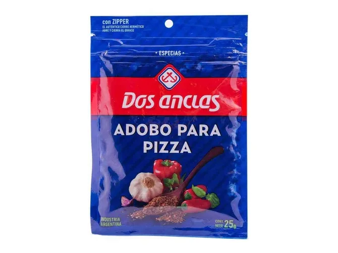 DOS ANCLAS ADOBO PIZZA 25G X15