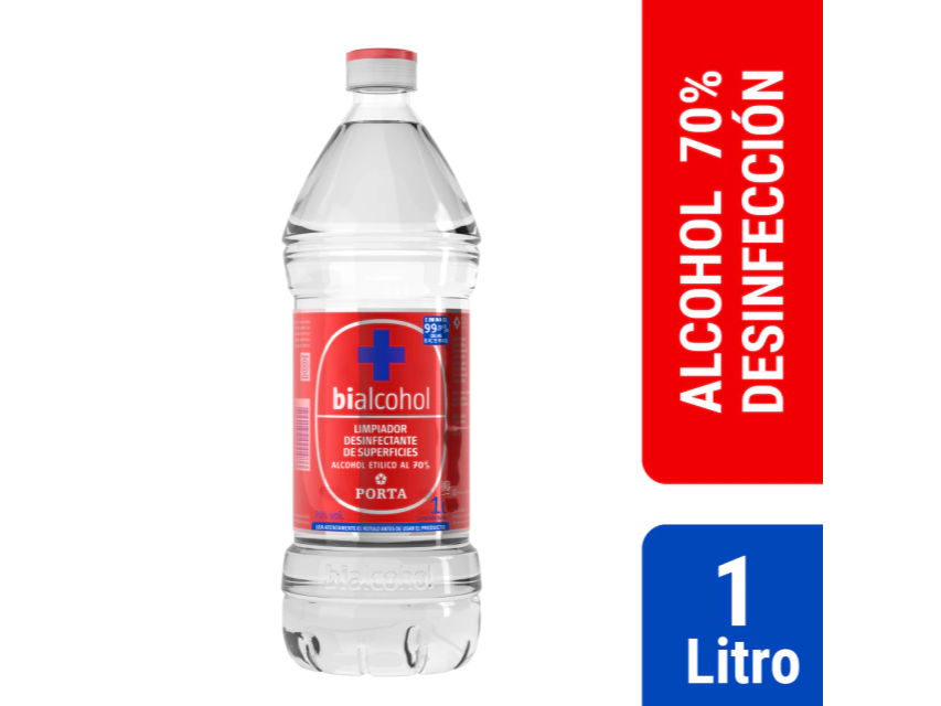 ALCOHOL ETILICO BIALCOHOL 70° 1000ML X12