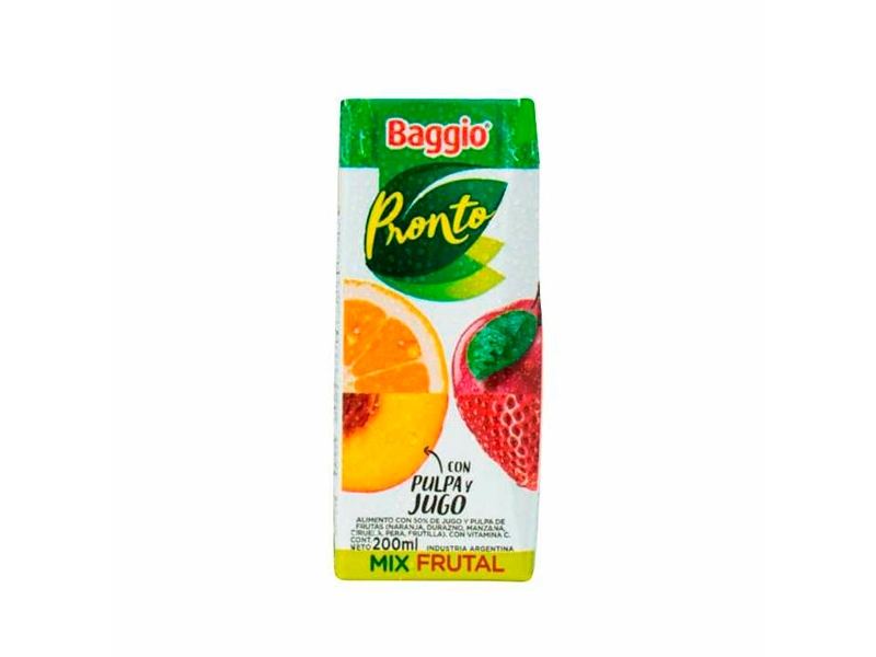 BAGGIO PRONTO MULT 200CC X18