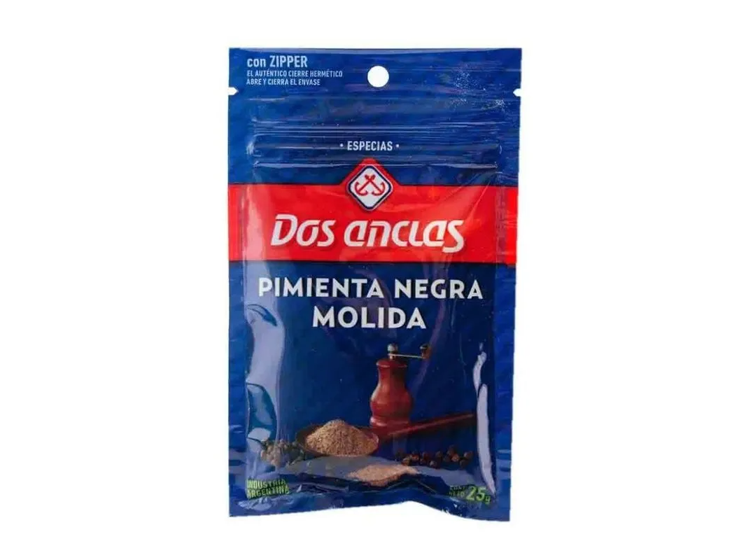 DOS ANCLAS PIM. NEG MOL. 25G X30