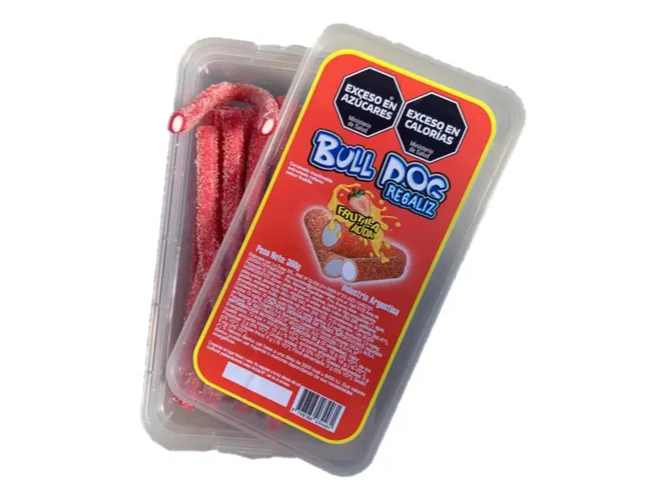 POTE BULLDOG 360GR FRUTILLA ACIDA X 12