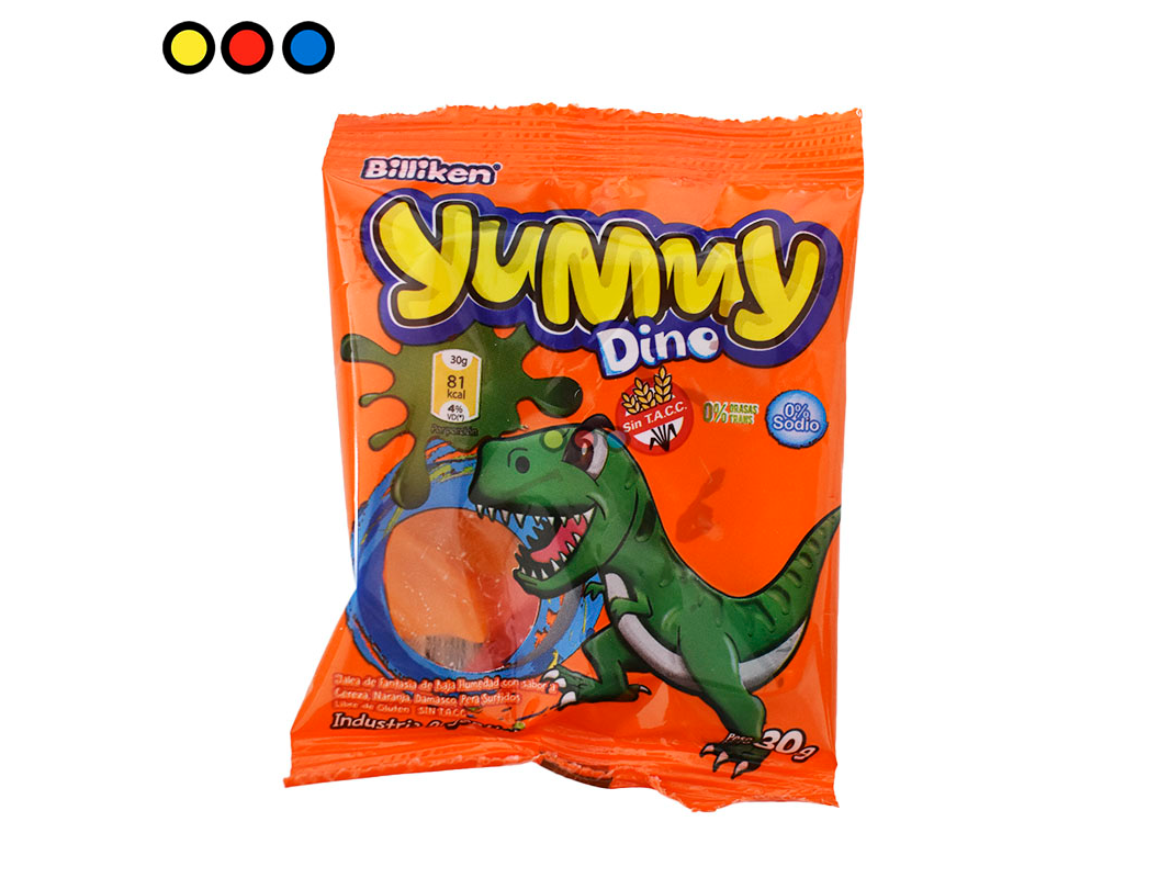 YUMMY GOMITAS 30GR DINO X 12
