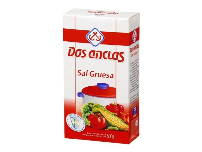 DOS ANCLAS GRUESA EST. 500G X24