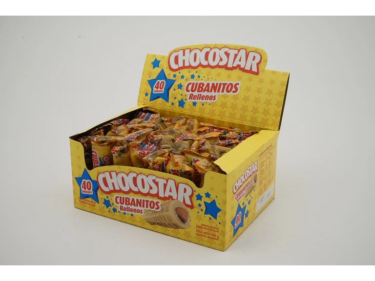 CUBANITO CHOCOSTAR CAJA DISPLAY X 40