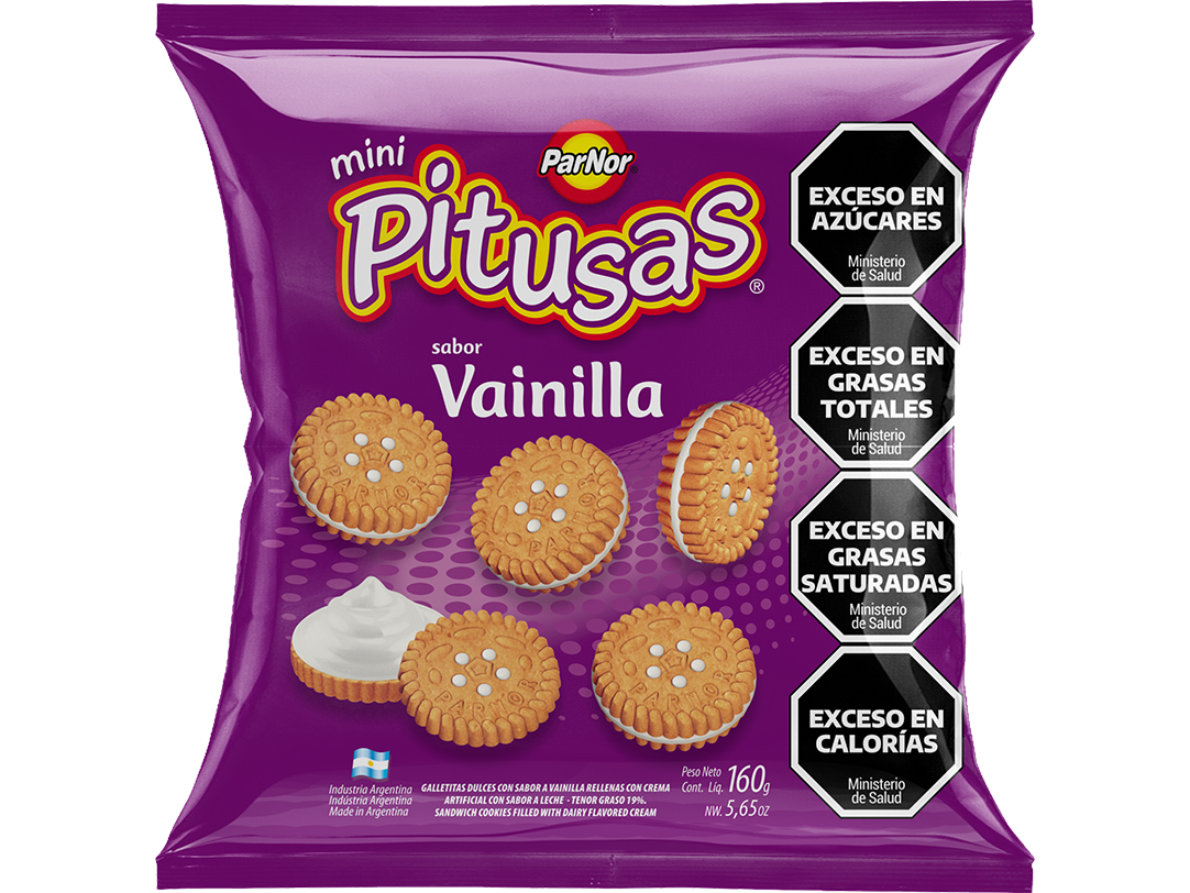 GALLETAS MINI PITUSAS VAINI BOLSA X 160G