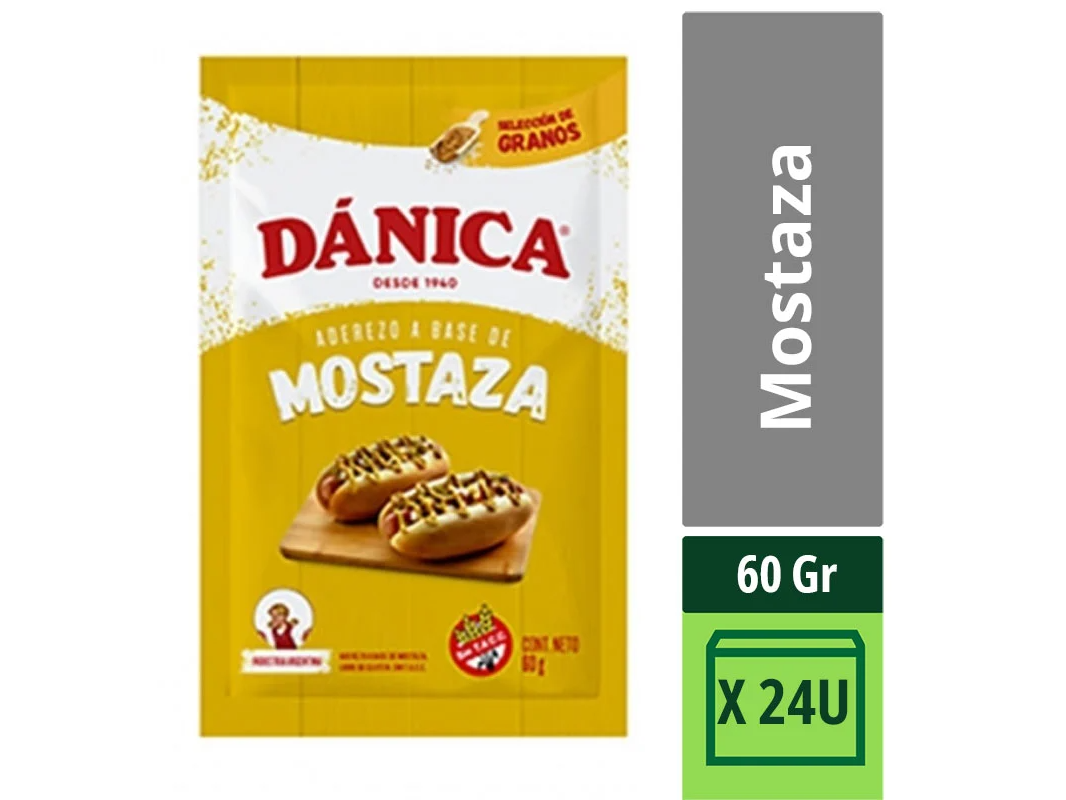 MOSTAZA DANICA 60GR X24