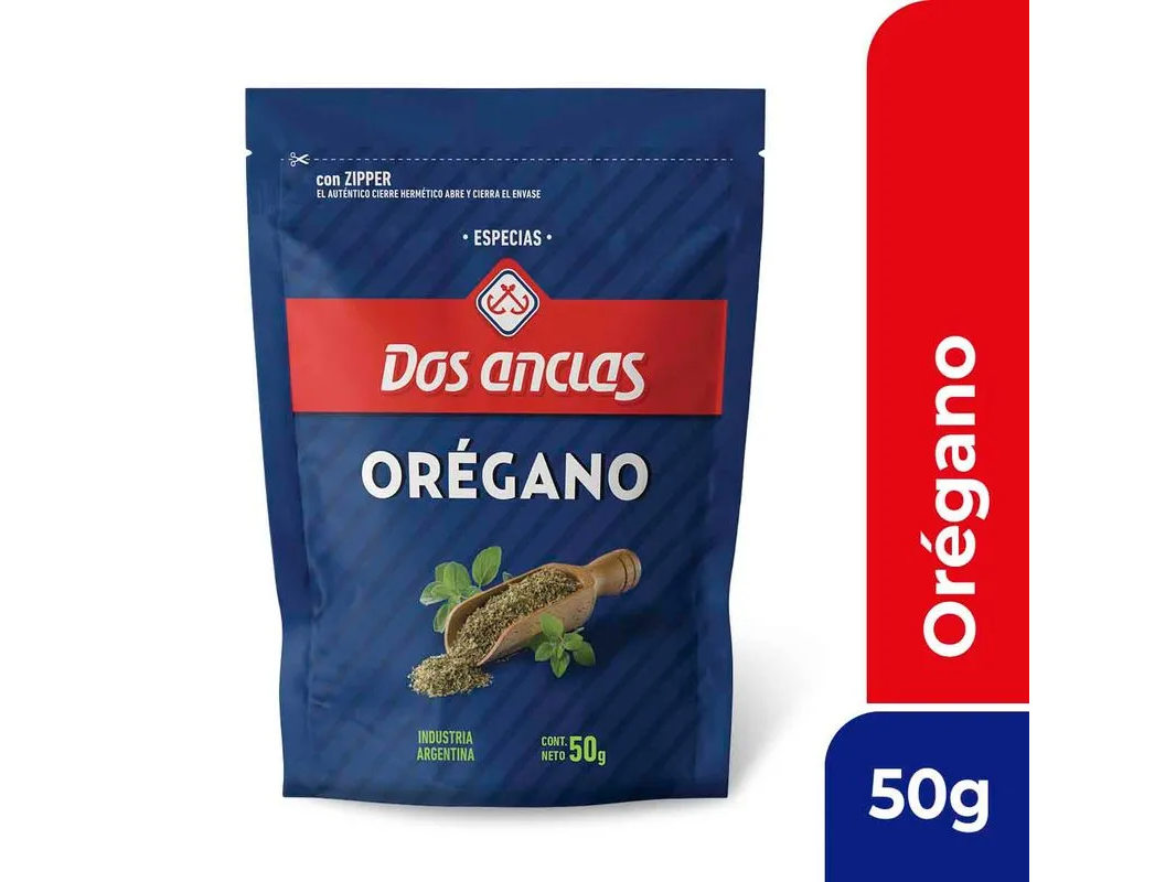 DOS ANCLAS OREGANO DP 50GRS X15