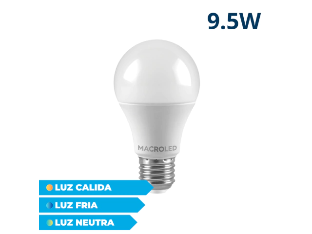 LAMPARA LED 9,5W FRIA MACROLED