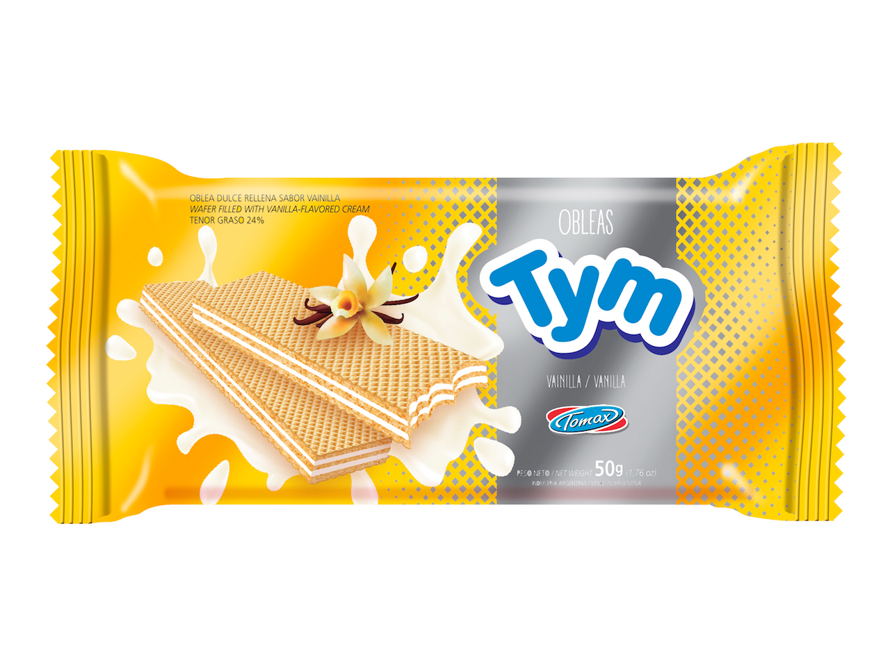 OBLEA TYM VAINILLA X 50 GRS