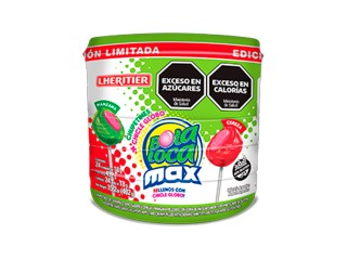 BOLA LOCA MAX CHUPETIN POTE 24U X12