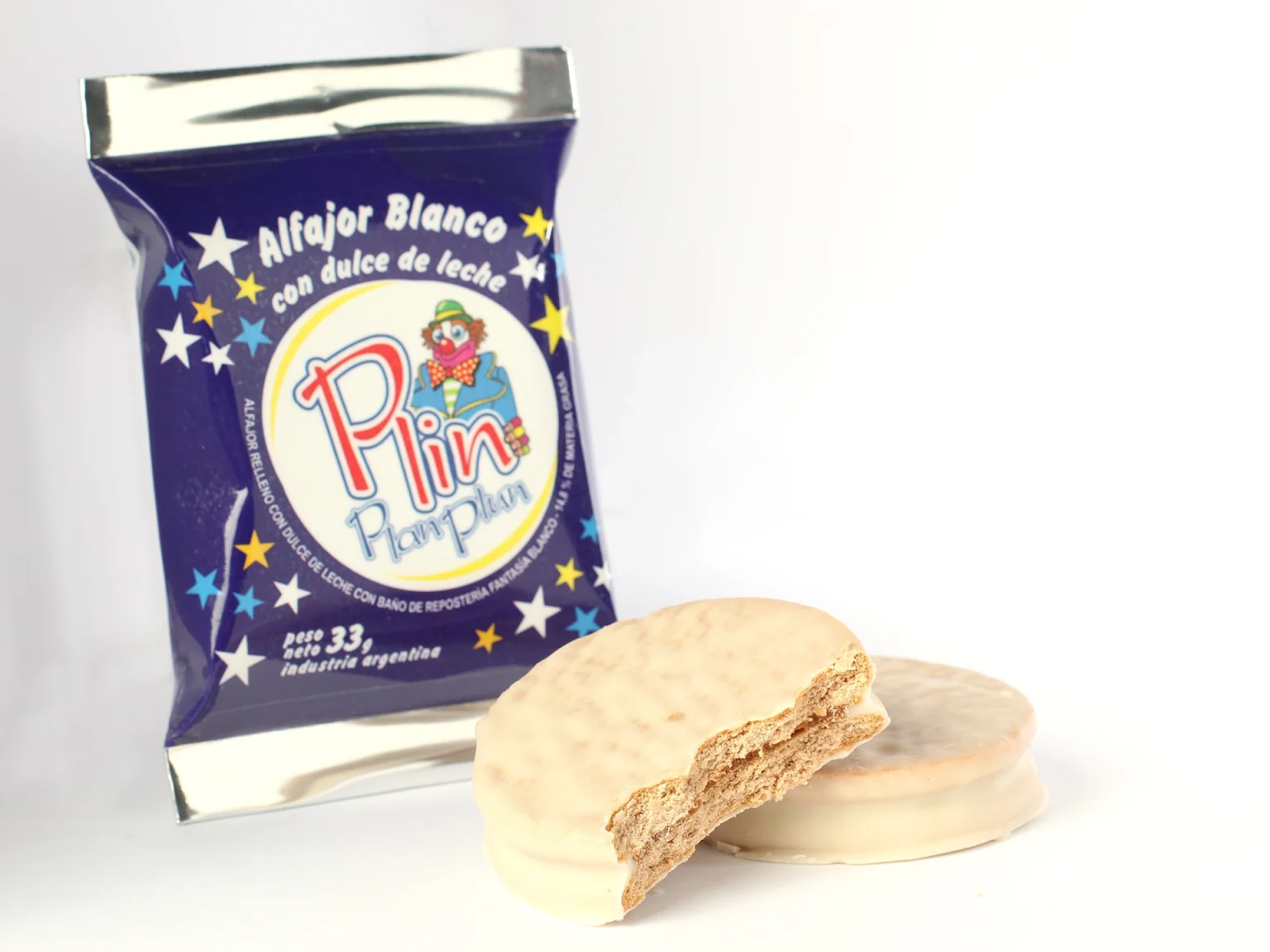 ALFAJOR PLIN BLANCO CAJA X 40U
