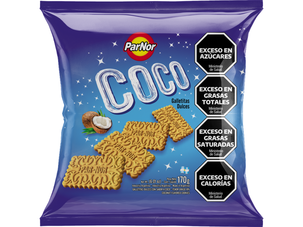 GALLETAS COCO BOLSA 170GR