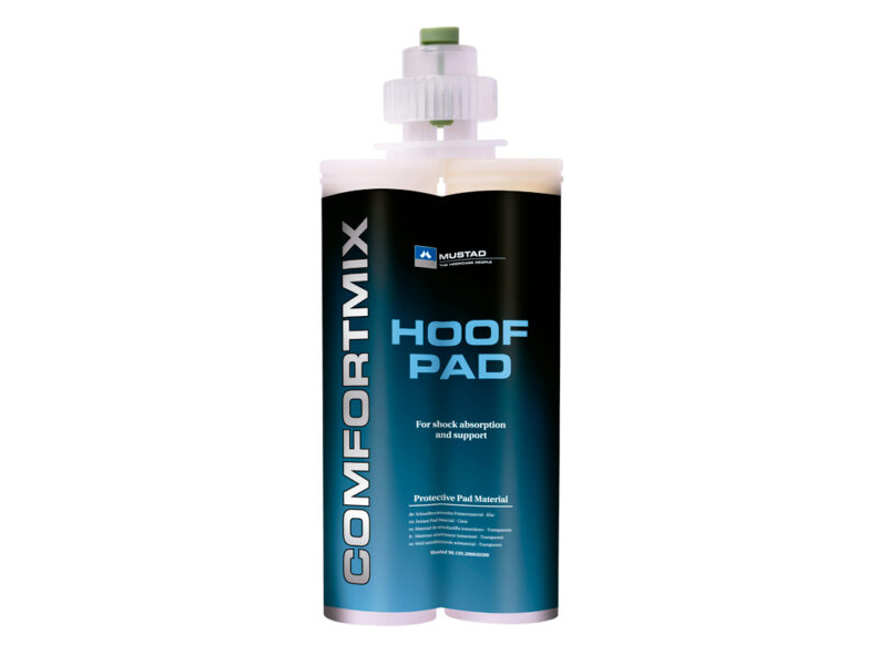 COMFORTMIX 1 ) HOOF PAD - 2 ) HOOF PAD ZINC - 3 ) HOOF PAD SOFT - 4 ) HOOF REPAIR - 5 ) SUPER BOND (mustad)