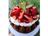 Brownie con Frutillas