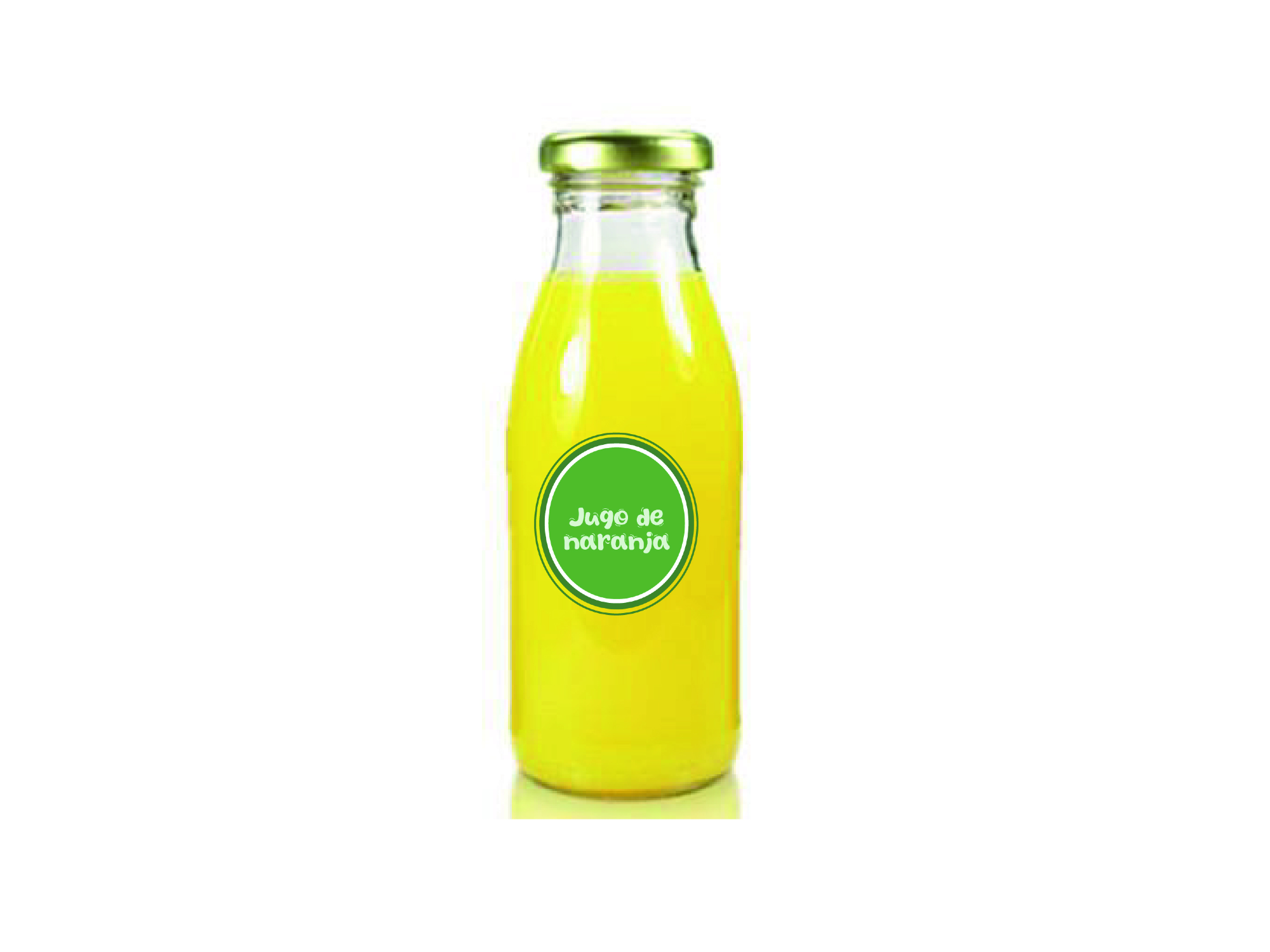 Jugo botellita de vidrio 250ml
