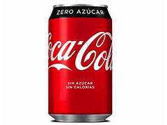 Lata de coca sin azucar