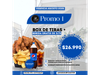 PROMO 1: BOX DE TIRAS + BEBIDA 2 LTS GRATIS