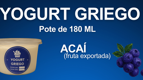 5 YOGURES GRIEGOS 180ml CON ACAÍ