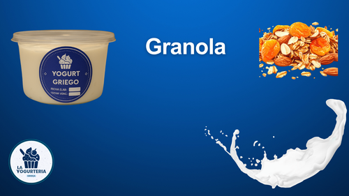 5 YOGURT GRIEGOS 180 ml CON GRANOLA