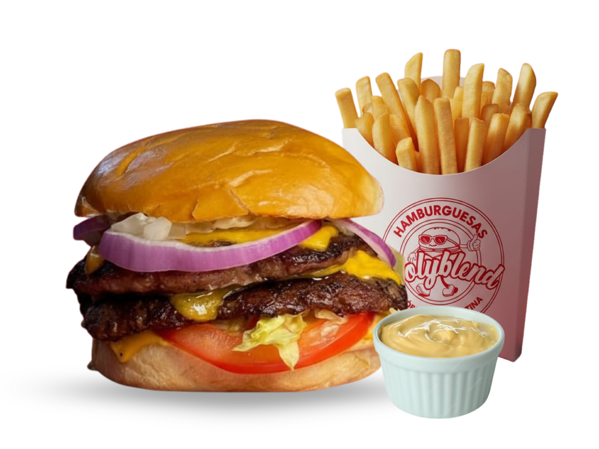 BURGENTA + PAPAS FRITAS