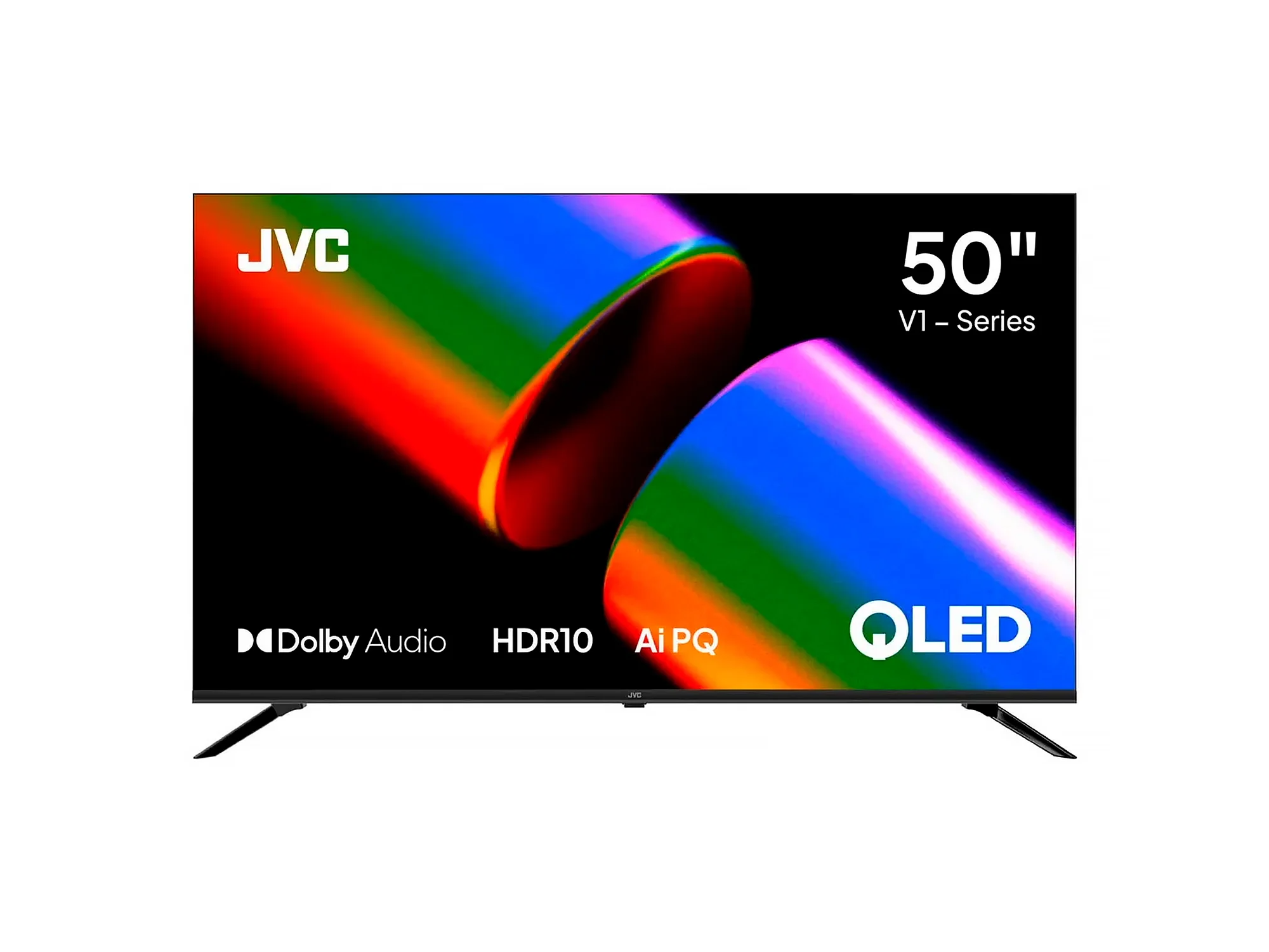 Smart TV 50" JVC 50KM758 4K Ultra HD con Google TV - Negro