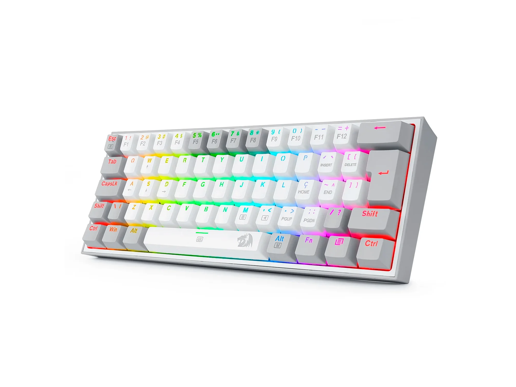 Teclado para gamers Redragon Fizz K617 RGB USB-C