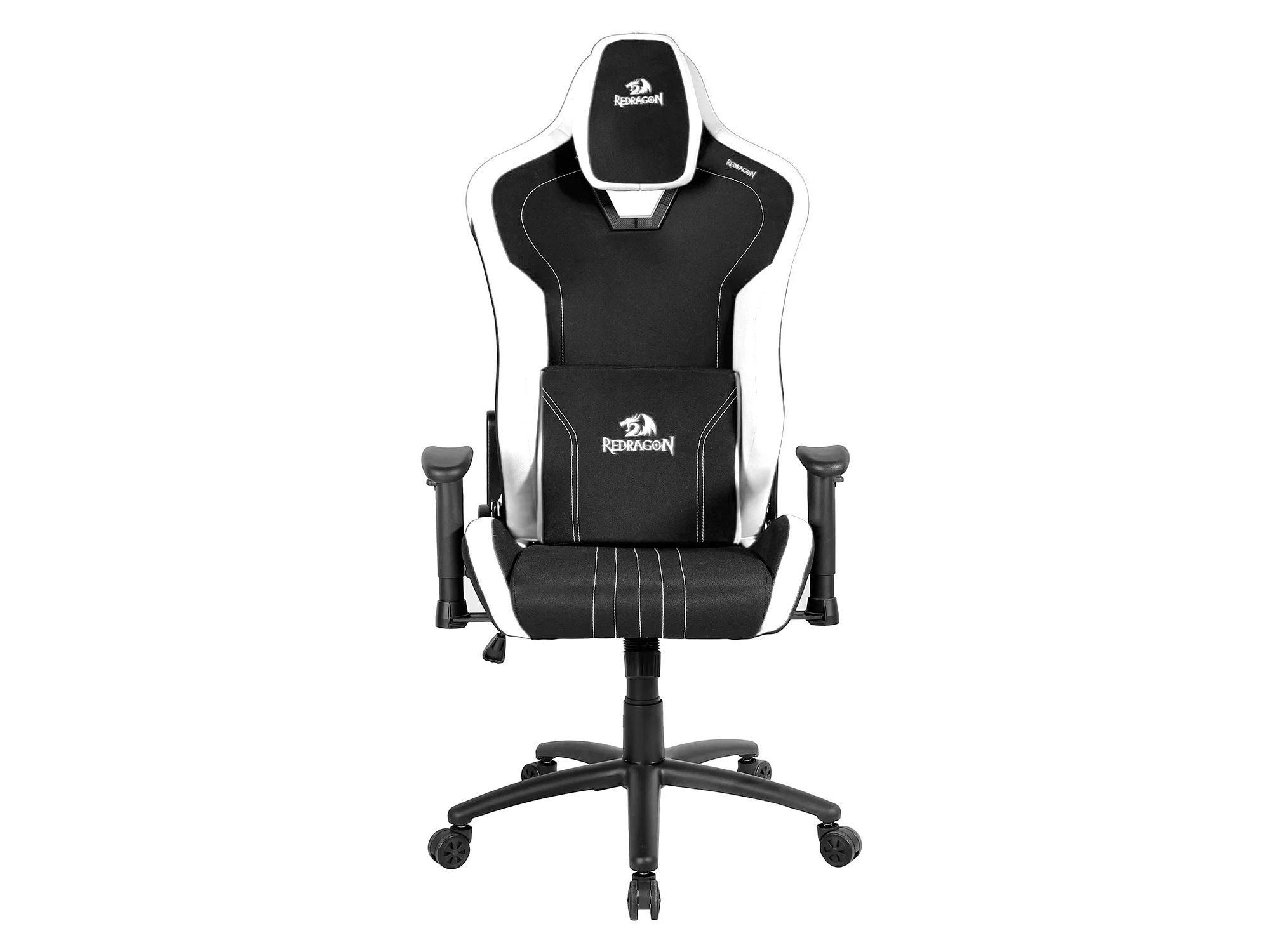 Silla Gamer Redragon Heth C313-BW - Blanco y negro