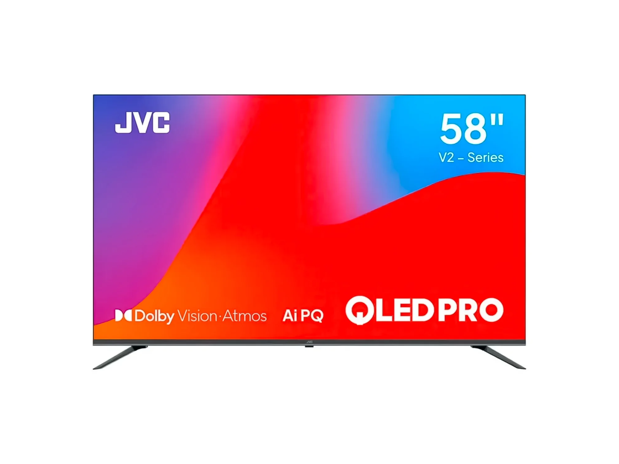 Smart TV 58" JVC 58KM558  4K Ultra HD con Google TV - Negro
