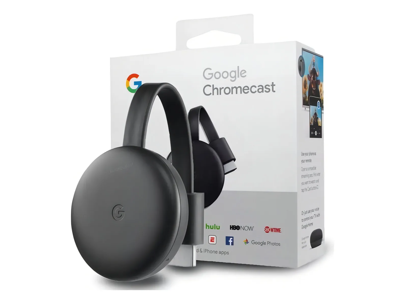 Google Chromecast de 3.ª generación - Negro