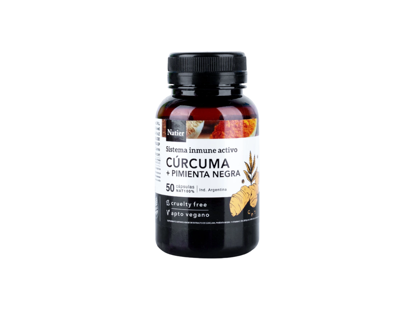 Curcuma y pimienta negra 50 caps