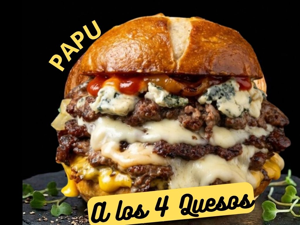 A lo 4 Quesos (cuádruple!)