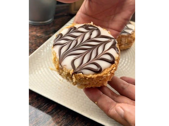 Alfajores de hojaldre