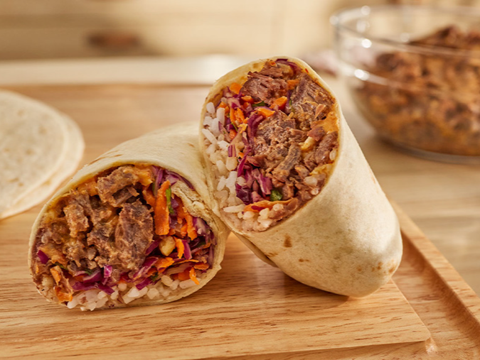 Burritos de carne de res