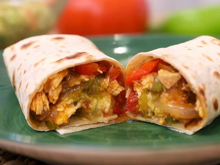 Burritos de pollo