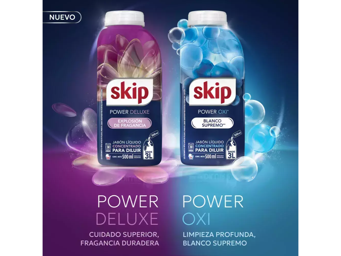 Jabon Liquido Skip para Diluir X 500cc Especiales