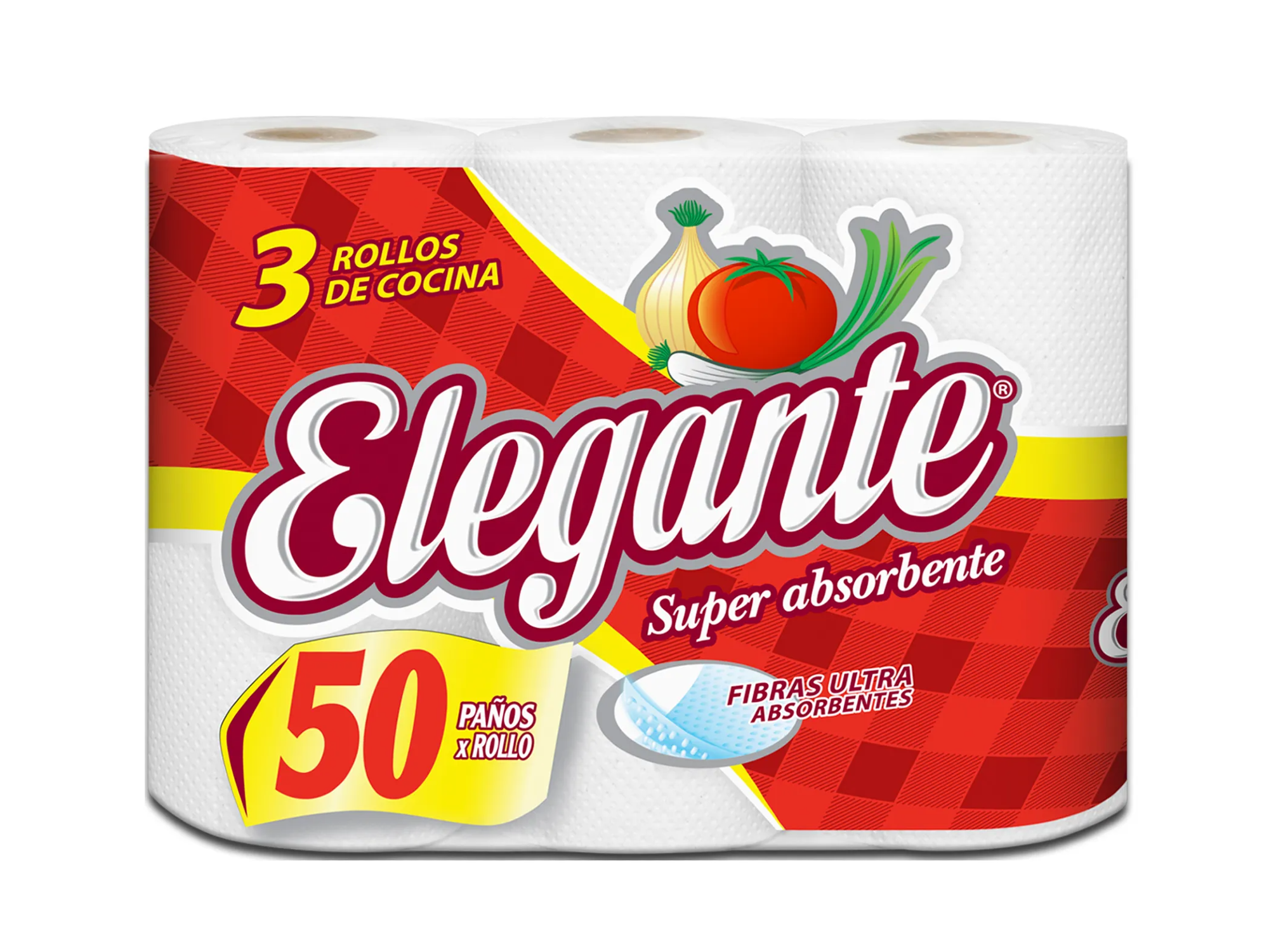 Rollo de cocina Elegante x3 50 mts.