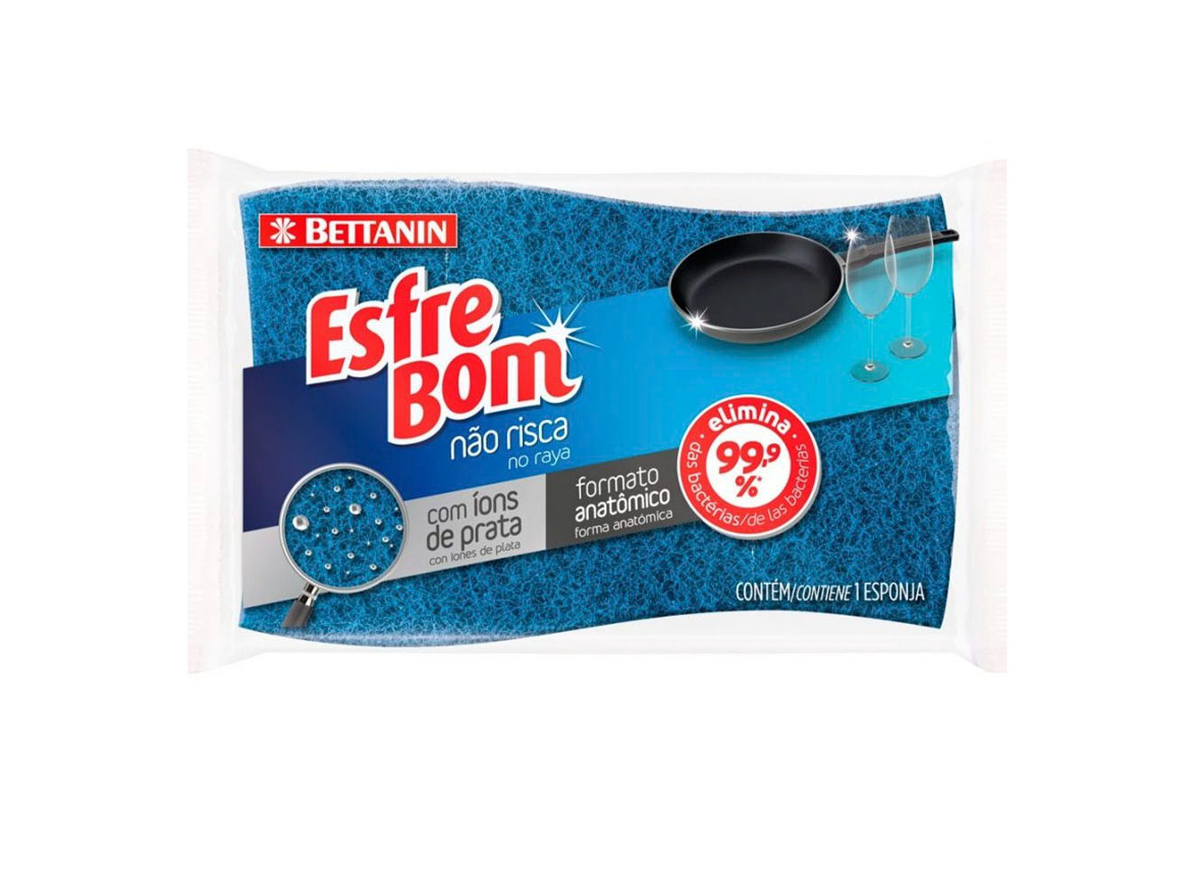 Esponja Esfrebom Teflon