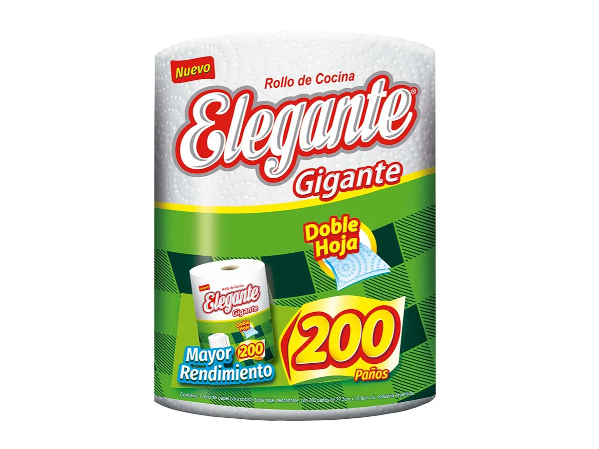 Rollo Cocina Elegante Gigante 200 Paños