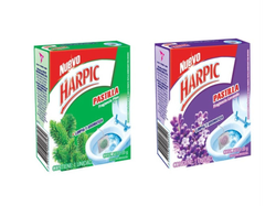 Pastilla para inodoro Harpic