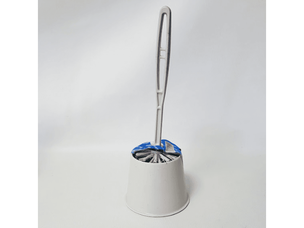 Cepillo limpia inodoro grande c/ pote Extralimp