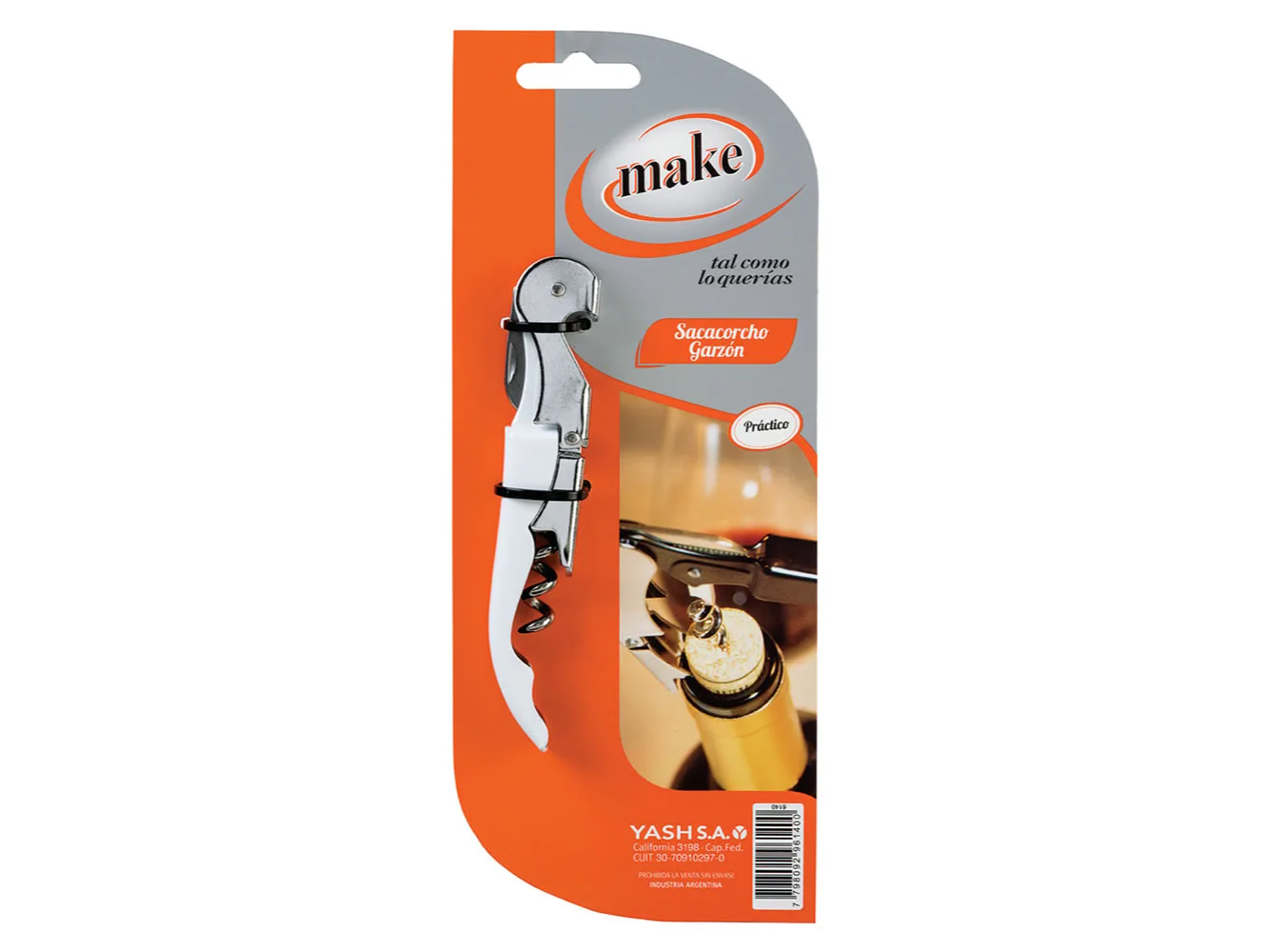 Sacacorcho garzon make