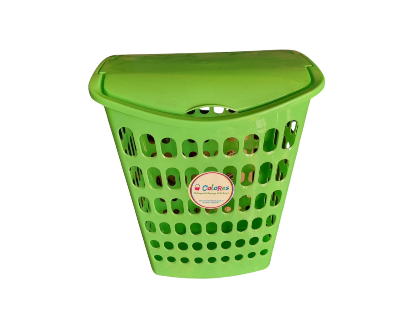 Canasto calado p/ropa 60lt rectangular