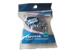 Esponja de acero Inoxidable Mr Trapo X10grs