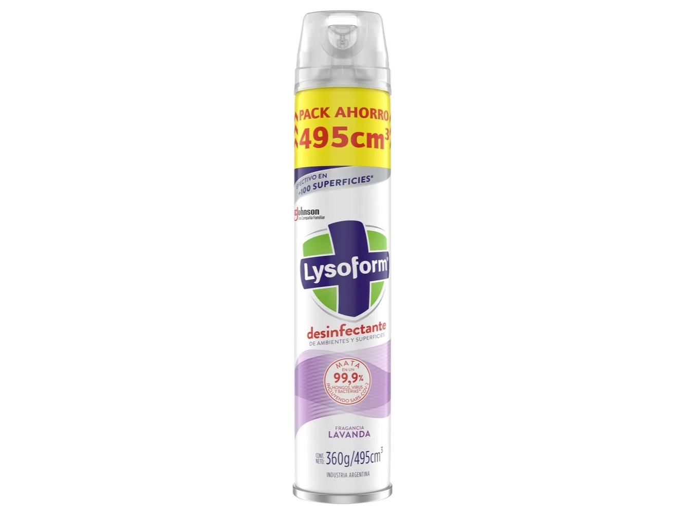 Lysoform aerosol lavanda 495ml