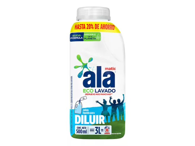 Jabon Liquido Ala para Diluir X 500cc