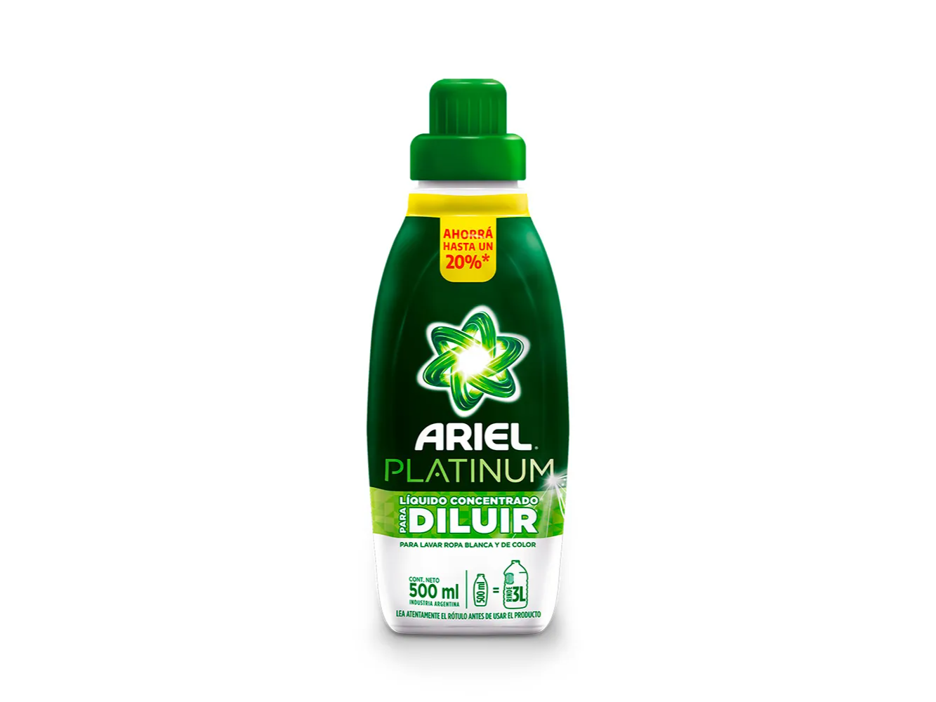Jabon Liquido Ariel para Diluir X 500cc