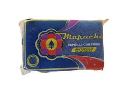 Esponja fibra superficies delicadas mapuche