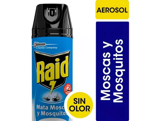 Raid mata Moscas y Mosquitos Sin Olor